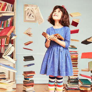 Boden Roald Dahl Matilda dress